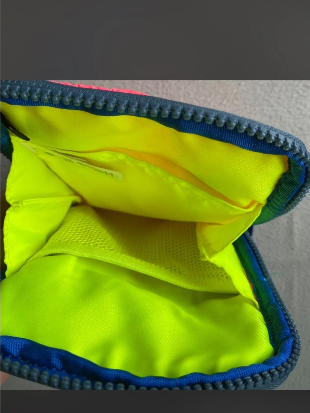 Lululemon Bright Colorblock Crossbody Pouch - Pink & Blue - Picture 3 of 7
